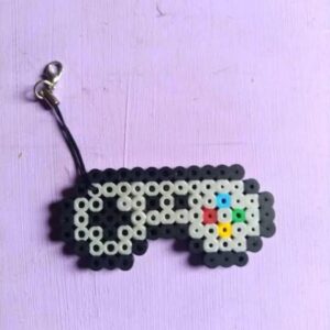 Controle SNES Super Nintendo v1 Pixel Art Chaveiro Pin Brinco Adesivo ou Ímã