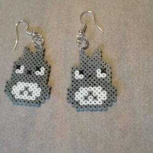 Totoro v2 tam P Pixel Art Chaveiro Pin Brinco Adesivo ou Ímã
