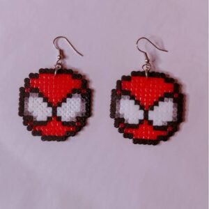 Homem-Aranha P v1 Pixel Art Chaveiro Pin Brinco Adesivo ou Ímã