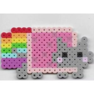 Nyan Cat Pixel Art Chaveiro Pin Brinco Adesivo ou Ímã