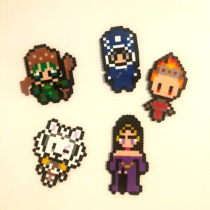 Planeswalkers Magic the Gathering (MTG) Pixel Art Chaveiro Pin Brinco Adesivo ou Ímã