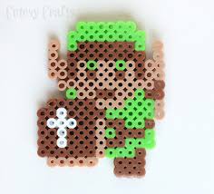 Link de Zelda v2 Pixel Art Chaveiro Pin Brinco Adesivo Colar ou Ímã