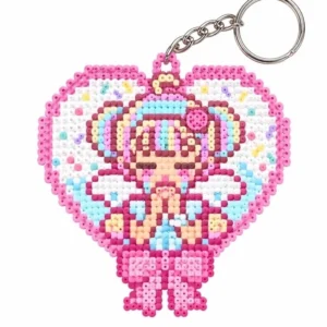 Magical Girl Tam G Pixel Art Chaveiro Pin Brinco Colar Adesivo ou Ímã