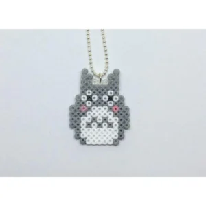 Totoro v3 tam G Pixel Art Chaveiro Pin Brinco Adesivo ou Ímã